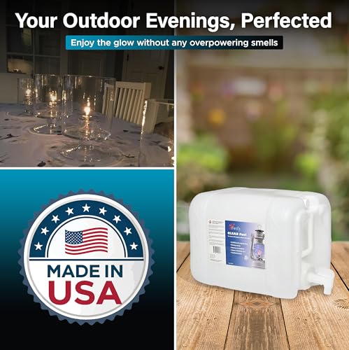 Firefly - Clean Oil Lamp Fuel 5 Gallons - Smokeless Burn - color: Pure, size: 5 Gallons