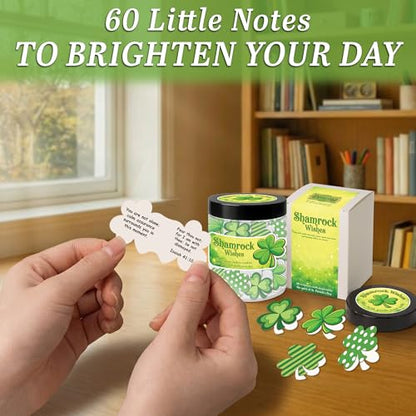 Bible Verse Jar, Mothers Day Gifts For Mom, Birthday Gifts For Women (Positive Shamrock) - style: Positive Shamrock