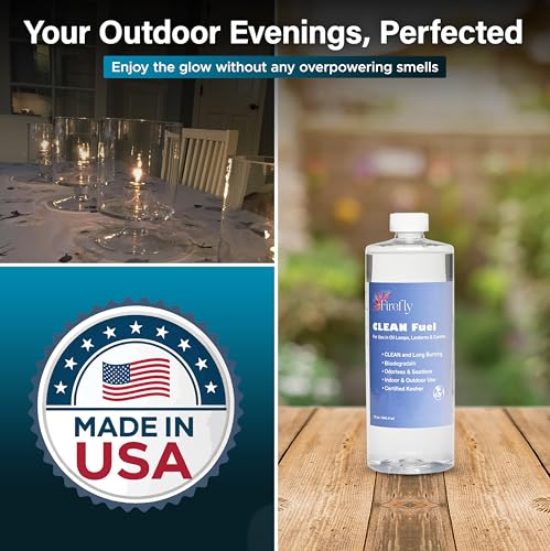 Firefly - Clean Fuel Lamp Oil - Smokeless, Odorless, 32 oz - color: Clear, size: 32 oz.