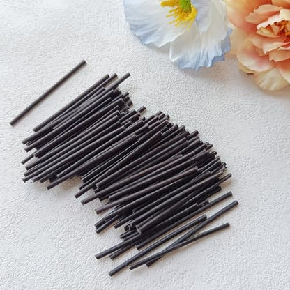 Pearled Candle Wick 2.2 Inch Black Cotton Wicks 100-Pack - Premium Metal-Free & Lead-Free Candle Wicks for Candle Making - color: Black-2.2 Inch-100pcs