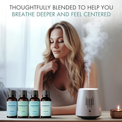 Majestic Pure Zen State of Mind Essential Oil Gift Set - Pack of 4 - size: 0.3 Fl Oz (Pack of 4)