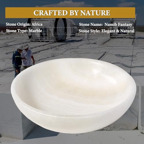 Koville Natural Marble Incense Holder, Incense Holder for Sticks with 9 Holes, Handmade Incense Burner Ash Catcher for Meditation Yoga SPA, Balsam Fir/Palo Santo/Sage/Cone (White) - color: D=150-white