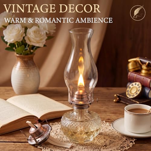Hortsun 3 Pcs Oil Lamp Burner Parts #2 Brass 1 3/16" Screw,Copper Color - color: Copper Color
