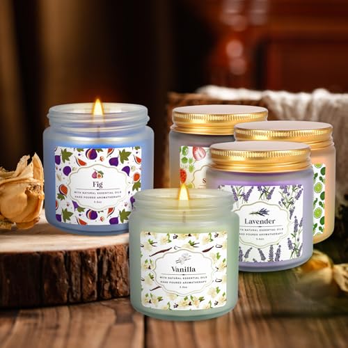 YOROXRG 24 Pack Scented Candles with Added Natural Essential Oils, 3.5oz, Suitable for Various Festivals, Parties, Yoga, and Home Scene - color: 24 Pack Colors
