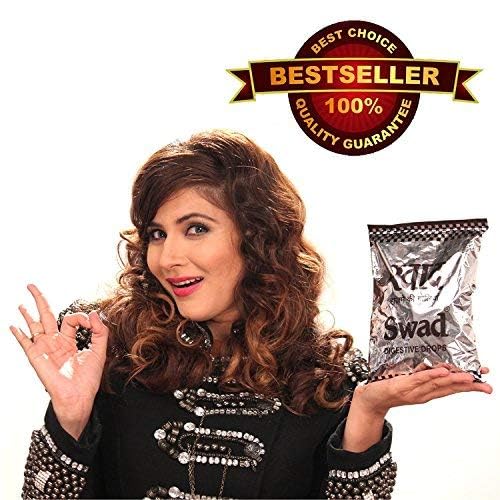 Swad Candy Pack (25 Digestive Tangy Toffee) & After Meal Mouthfresheners (Anardana, Banarasi Paan, White Sauf, Navratan Mix, Khatta Meetha Aam) 100% Vegan & Gluten Free Indian Mukhwas Sweets, 6 pcs Jute Gift Set (Super Saver Pack) - style: Maha Saver Pack