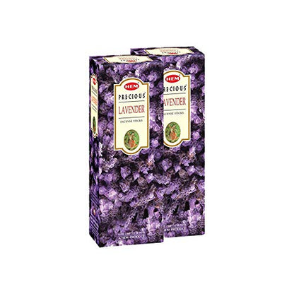Hem Lavender Incense Sticks – 100g x 2 Packs (200g Total) | Long-Lasting Floral Aroma for Relaxation, Meditation, Yoga & Home Fragrance - size: 200 GRAM