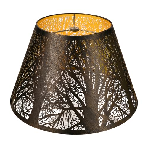 Metal Lamp Shade, Bronze Gold Vintage Lamp Shade, Small Lamp Shades - color: Bronze Gold