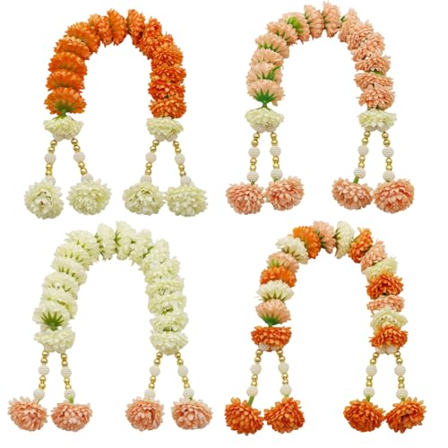 Indian Idol Marigold Garland Mala Hindu Temple Mandir Diwali Pooja Decor