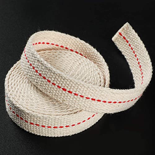 3/4 Inch Wide Oil Lamp Wick, Cotton Lantern Wick Oil Lantern for Kerosene Burner Lighting & Paraffin Oil Wick (3 Rolls, 6 Foot Each) - size: 3/4" -18 Ft