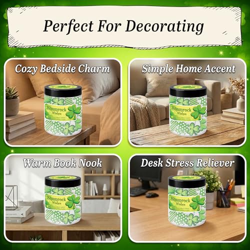 Bible Verse Jar, Mothers Day Gifts For Mom, Birthday Gifts For Women (Positive Shamrock) - style: Positive Shamrock