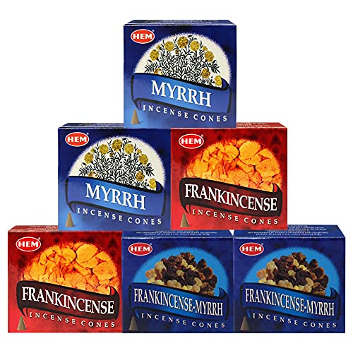Incense Cones & Holder Bundle Variety Pack from Hem Trumiri Insense Inscents Insencents Insence - color: Blue