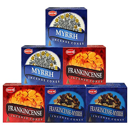 Incense Cones & Holder Bundle Variety Pack from Hem Trumiri Insense Inscents Insencents Insence - color: Blue