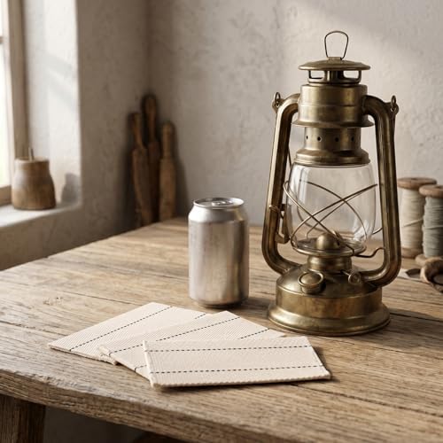 WOONEKY 3pcs Cotton Oil Lamp Wick Replacement - 0.5ft, 4" Wide, Flat Woven Wick for Kerosene Lamps Hurricane Lanterns Oil Burners Home Decor Emergency Lighting - size: 15.00X9.70X0.50CM