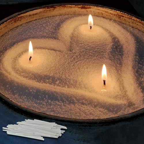 Pearled Candle Wick 2.2 Inch White Cotton Wicks 400-Pack Premium Metal-Free & Lead-Free Candle Wicks for Candle Making - color: White-2.2 Inch-400pcs