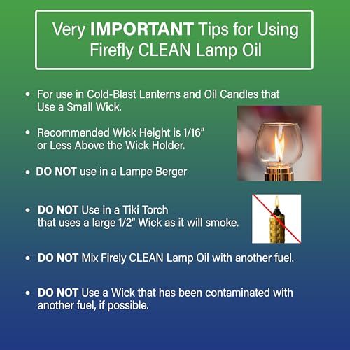 Firefly Fuel - Lamp Oil & Tiki Torch Fuel - Clean Burning, 1 Gallon