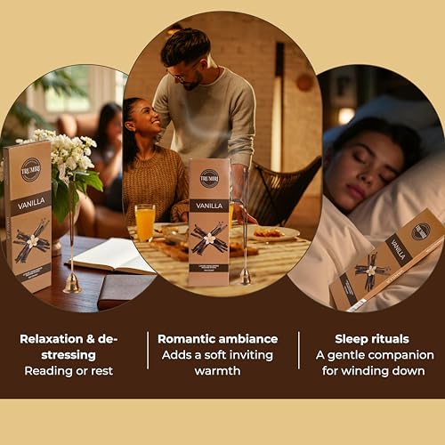 Vanilla Incense Sticks - Pack of 100 Insence-Sticks - Inciensos Aromaticos para La Casa Made with Natural Inscent Ingredients - Scented Insence Non Toxic Incents - color: Vanilla
