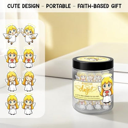 Positive Angel Jar, Angel Gifts For Women, First Communion Gift For Girls, Cute Christian Gifts for Teen Girls - style: Positive Angel