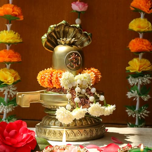 Indian Idol Marigold Garland Mala Hindu Temple Mandir Diwali Pooja Decor
