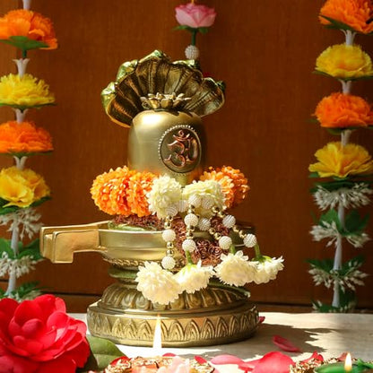 Indian Idol Marigold Garland Mala Hindu Temple Mandir Diwali Pooja Decor
