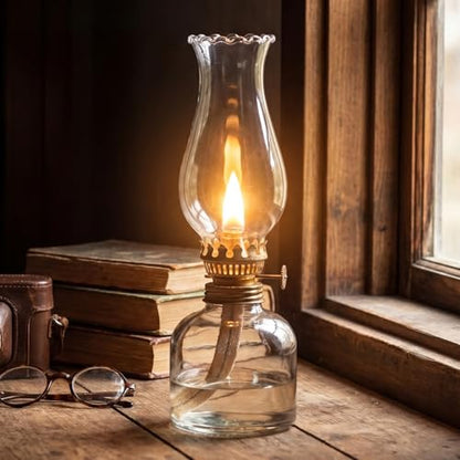 Lewtemi 2 Pcs 1 1/4 Inch Base Tiny Oil Lamp Chimney Kerosene Lamps Shade Oil Lamp Glass Replacement for Miniature Kerosene Lamps(Stylish) - style: Stylish
