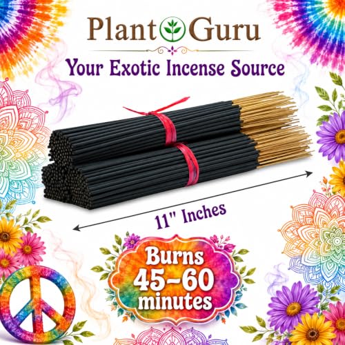 Blue Nile Exotic Incense Sticks 11 Inch - Bulk 1 Bundle 45 to 50 Sticks - Natural 11" Long Lasting Aroma that Burns for 45 to 60 Minutes.