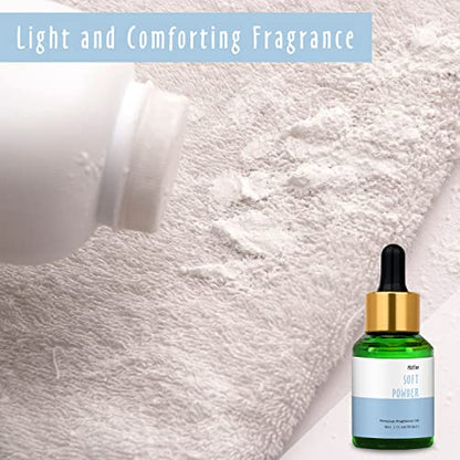 MitFlor - Soft Powder Fragrance Oil 30ml for Diffuser, Candle, Soap, More