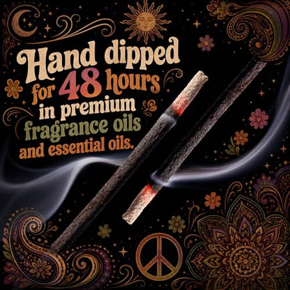 Jasmine Exotic Incense Sticks Jumbo 19 Inch Long - Bulk 1 Bundle 27 to 30 Sticks - Natural 19" Extra Large with A Smooth Aroma that Burns for 3 to 4 Hours Each.