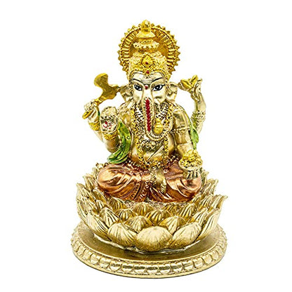 Lord Ganesha Idol Statue Ganpati Murti Home Mandir Altar Pooja Item
