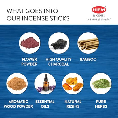 Hem Frankincense Myrrh Incense Sticks - 120 Count | Natural Air Purifying Aromatherapy | Calming and Cleansing Fragrance | Perfect for Meditation and Relaxation | Long-Lasting Burn. - size: 20 Count (Pack of 6)