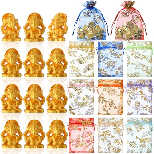 AceOrbit 12 Pack Indian Return Gifts for Pooja Bulk, 1 x 1.2 Inch - size: 1 x 1.2 Inch