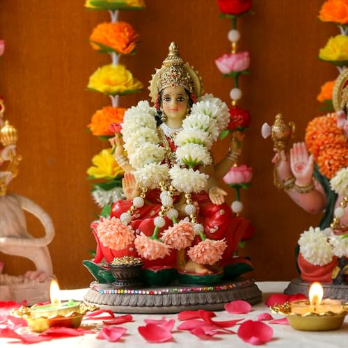 Indian Idol Marigold Garland Mala Hindu Temple Mandir Diwali Pooja Decor