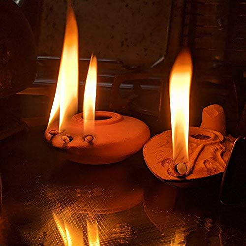 150 Cotton Wicks 3.5"/9cm, Organic Cotton Wicks for DIY Projects, Cotton Wicks for Candles, Ideal for Kerosene Oil Lamp, Diya Candle Making, Cotton Wicks for Oil Lamps, Wick Burner