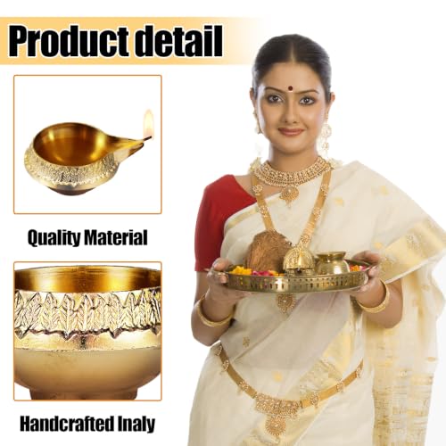 Retisee 70 Pcs Brass Diyas for Diwali, Diya Lamps for Pooja & Return Gifts