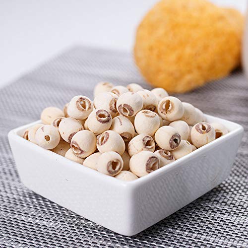 Dried Lotus Seeds 17.63oz Peeled & De-cored, for Tea, Soup,Cooking & Baking
