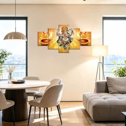 ARNLRDYA Ganesh Wall Art Canvas Print, 60x32inch - color: Artwork-05