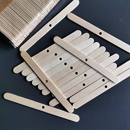 MILIVIXAY Wooden Candle Wick Holders - Candle Centering Tool, 120 Pack