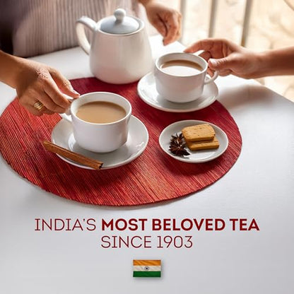 Red Label Tea by Brooke Bond | Loose Tea | Black Tea | Compatible for Chai & Milk | Premium Blend | Refreshing Taste | 450 Grams (Pack of 3) - size: 450 Grams (Pack of 3)