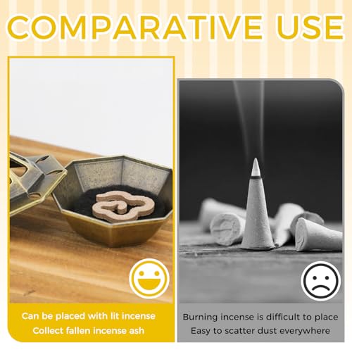 1 PCS Incense Burner Holder for Cones & Sticks, Spaceship Shape Incense Cone Holder with Detachable Tray, Decorative Zen Home Office Decor - style: Spaceship