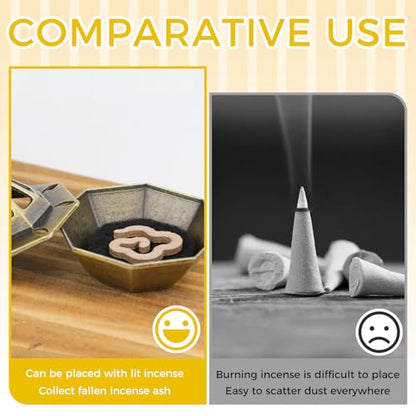 1 PCS Incense Burner Holder for Cones & Sticks, Spaceship Shape Incense Cone Holder with Detachable Tray, Decorative Zen Home Office Decor - style: Spaceship