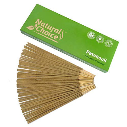 Patchouli Incense Sticks 100 Grams, Low Smoke Traditional Incense Sticks Made from Scratch, Never Dipped (Patchouli, Single Pack) - color: Patchouli, size: single pack