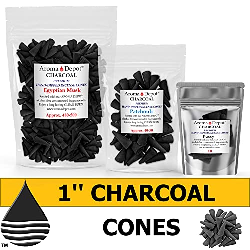 1'' Frankincense & Myrrh Incense Charcoal Cones (20 Pack)
