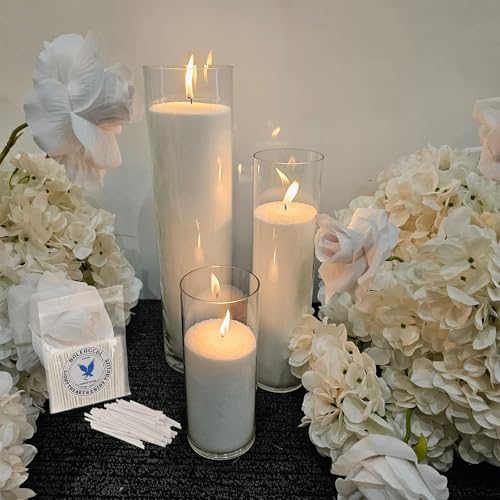 Pearled Candle Wick 2.2 Inch White Cotton Wicks 200-Pack Premium Metal-Free & Lead-Free Candle Wicks for Candle Making - color: White-2.2 Inch-200pcs