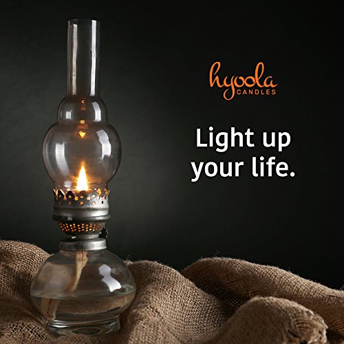 Hyoola Liquid Paraffin Lamp Oil - Clear Smokeless, Odorless, Ultra Clean Burning Fuel for Indoor and Outdoor Use - Highest Purity Available - 32oz