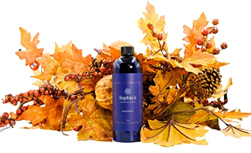 Sophia's Harvest Fragrance Lamp Oil Refills, Effusion Lamp Fragrance Oil for Redolere Lamps, Scented Lamp Oil for Fragrance Lamps, 16 Fluid Ounces of Catalytic Scented Oil Made in USA - color: Harvest
