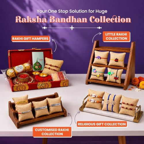 LOVENSPIRE Raksha Bandhan Gift Hamper for Brother – Indian Rakhi Festival Gift Set for Bhai - color: Hamper 1