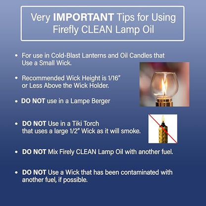 Firefly Fuel Clean - Clean Burning Lamp Oil - Smokeless, 1 Gallon - color: Pure, size: 1 Gallon