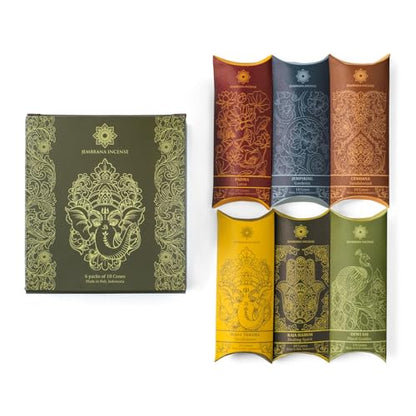 Jembrana Incense Cones Mix 6 Scents (60 Cones Total)