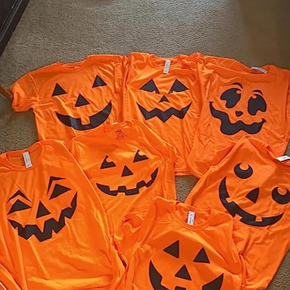 Pumpkin Face Stencils 6" Jack O Lantern Stencils Reusable Halloween Stencil - style: Halloween Face/6IN