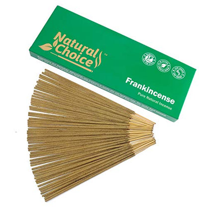 Frankincense Incense Sticks (Loban) 100 Grams, Low Smoke Traditional Incense Sticks Made from Scratch, Never Dipped (Frankincense, Single Pack) - color: Frankincense, size: single pack