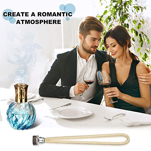 Maitys 4 Pcs Oil Lamp Wicks for Catalytic Fragrance Burner, Silver - color: Silver